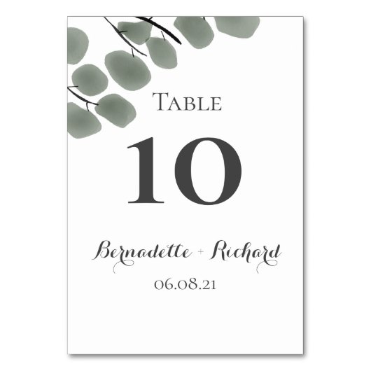 Eucalyptusthema Kaart (Voorkant)