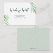 Eucalyptustuin waterverf | Fort Well-kaart Informatiekaartje (Voorkant / Achterkant)