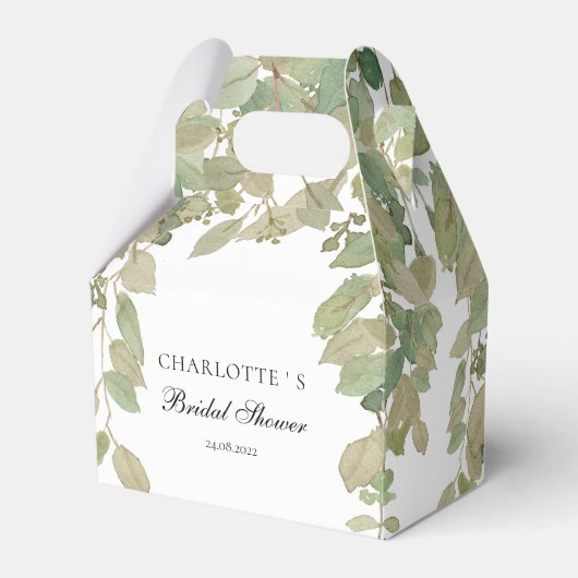 EucalyptusVrijgezellenfeest Bedankdoosjes (Voorkant Zijde)