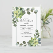 EucalyptusVrijgezellenfeest Kaart (Staand voorkant)