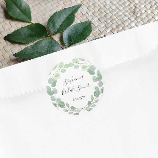 EucalyptusVrijgezellenfeest Ronde Sticker