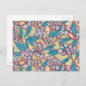 Eucalyptuszaad Australisch Plant botanisch patroon Briefkaart (Voorkant / Achterkant)