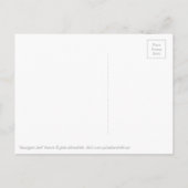 Eucalyptuszaad Australisch Plant botanisch patroon Briefkaart (Achterkant)