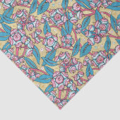 Eucalyptuszaad Australisch Plant botanisch patroon Tissuepapier (Detail)