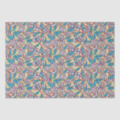 Eucalyptuszaad Australisch Plant botanisch patroon Tissuepapier (Voorkant)