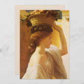 Eucharis - meisje met een mand fruit van Leighton (Voorkant / Achterkant)