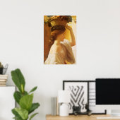 Eucharis - meisje met een mand fruit van Leighton Poster (Thuiskantoor)