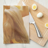 Eucharis - meisje met een mand fruit van Leighton Theedoek (Quarter Fold)