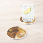 Eucharis - meisje met een mand fruit van Leighton Zandsteen Onderzetter (Zijkant)