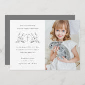 Eucharist Custom Color First Community Foto Kaart (Voorkant / Achterkant)