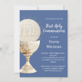 Eucharist design First Holy Communion Kaart (Voorkant)