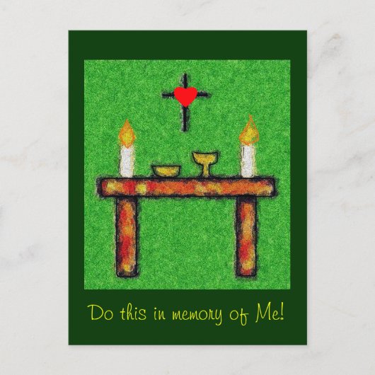 Eucharist II Briefkaart (Voorkant)