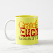 Eucharisteo Tweekleurige Koffiemok (Links)