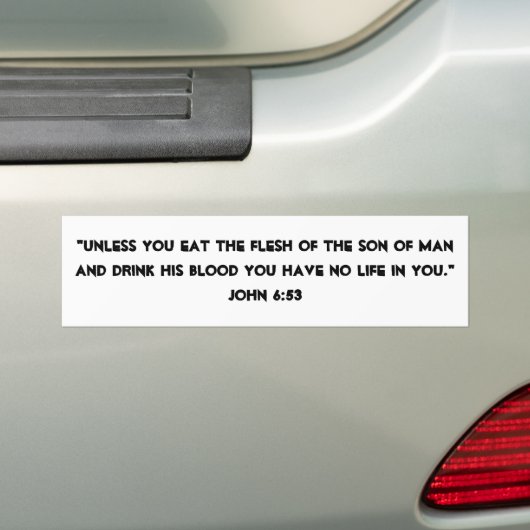 Eucharistisch Bumpersticker (Op auto)
