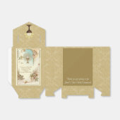 Eucharistisch geloof van de eerste Heilige Commun Bedankdoosjes (Uitgevouwen)