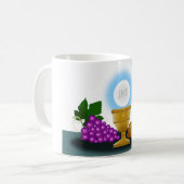 eucharistisch koffiemok (Voorkant links)