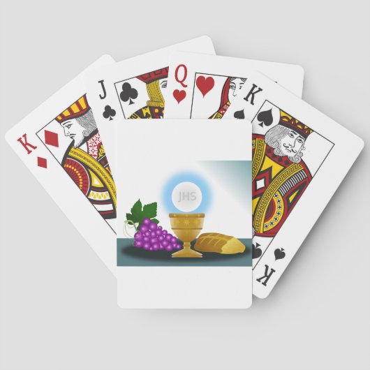 eucharistisch pokerkaarten (Achterkant)