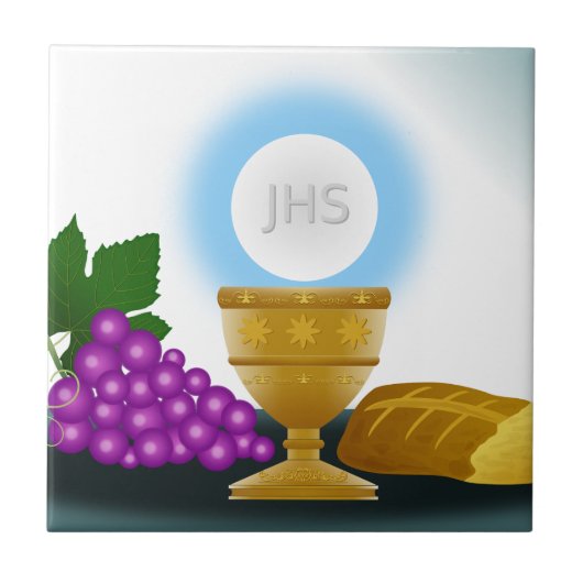 eucharistisch tegeltje (Voorkant)