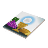 eucharistisch tegeltje (Zijkant)