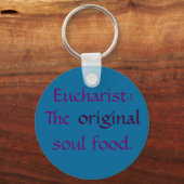 Eucharistisch: TOSF - Sleutelhanger - Blauwgroen/P (Voorkant)