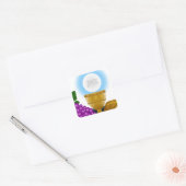 eucharistisch vierkante sticker (Envelop)