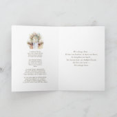 Eucharistisch Waterverf Schriftgebed Kaart (Binnen)