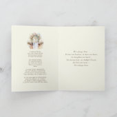 Eucharistisch Waterverf Schriftgebed Kaart (Binnen)