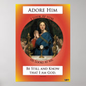 Eucharistische Adoratie Poster (Voorkant)