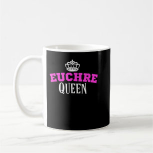 Euchre Card Game Queen Mam Tante Hearts Clubs  Koffiemok