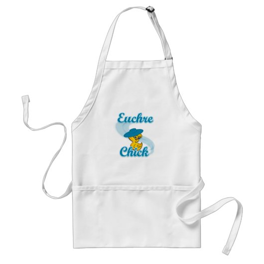 Euchre Chick #3 Standaard Schort (Voorkant)