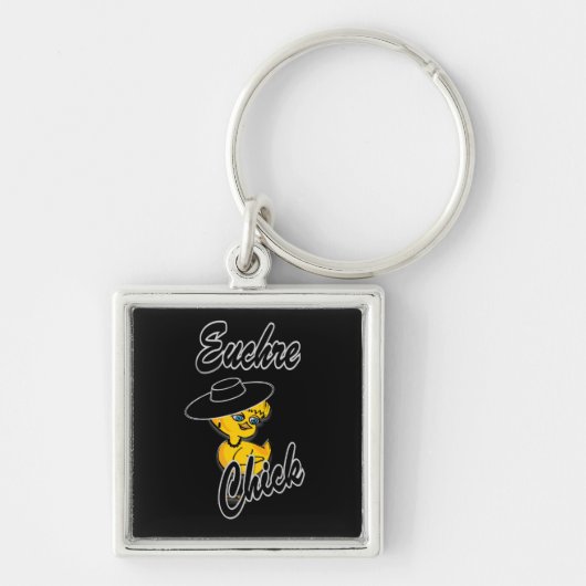 Euchre Chick #4 Sleutelhanger (Voorkant)