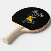 Euchre Chick #4 Tafeltennisbatje (Voorkant Gekanteld)