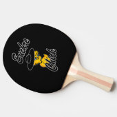 Euchre Chick #4 Tafeltennisbatje (Zijkant)