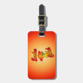 Euchre Chick #5 Bagagelabel (Voorkant verticaal)