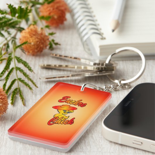 Euchre Chick #5 Sleutelhanger (Voorkant Rechts)