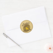 Euchre Chick #6 Ronde Sticker (Envelop)