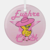 Euchre Chick #8 Glas Ornament (Voorkant)