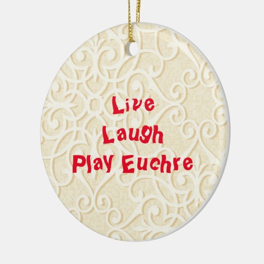 Euchre Keramisch Ornament (Links)