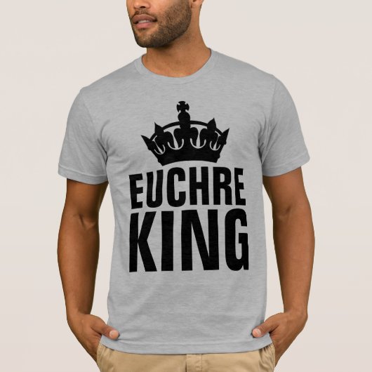 EUCHRE KING Mannen T-Shirts (Voorkant)