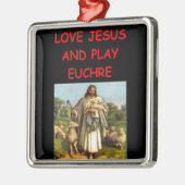 EUCHRE METALEN ORNAMENT (Links)