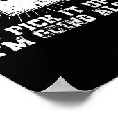 Euchre Pick it up I'm going alone Kartenspiel Poster (Hoek)