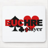 Euchre Player mousepad Muismat (Voorkant)