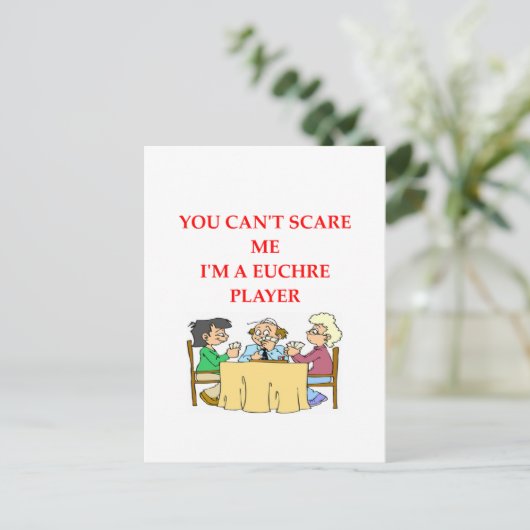 EUCHRE.png Briefkaart (Staand voorkant)
