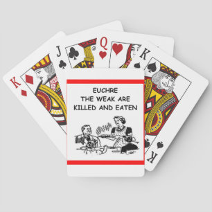 EUCHRE POKERKAARTEN