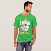 Euchre Queen Euchre Game family T-shirt (Voorkant volledig)