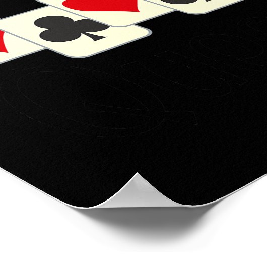 Euchre Queen Funny Card Game Player Winning Poster (Hoek)