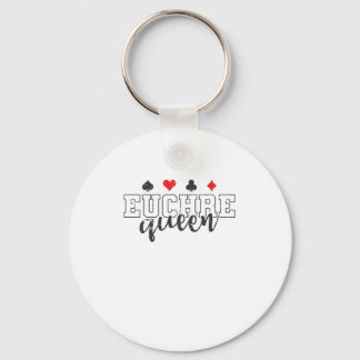 Euchre Queen Kartenspiel Spielkarten Sleutelhanger