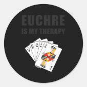 Euchre Ronde Sticker (Voorkant)