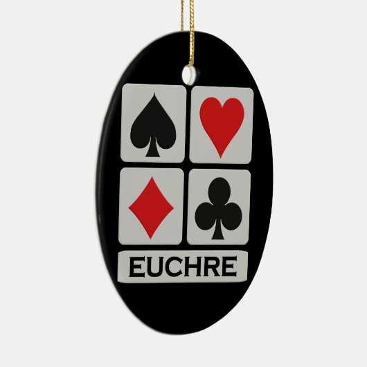 Euchre-sierent Keramisch Ornament (Rechts)