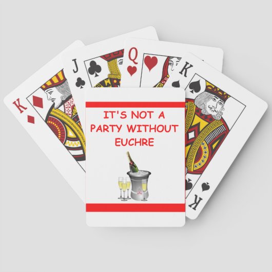 EUCHRE SPEELKAARTEN (Achterkant)